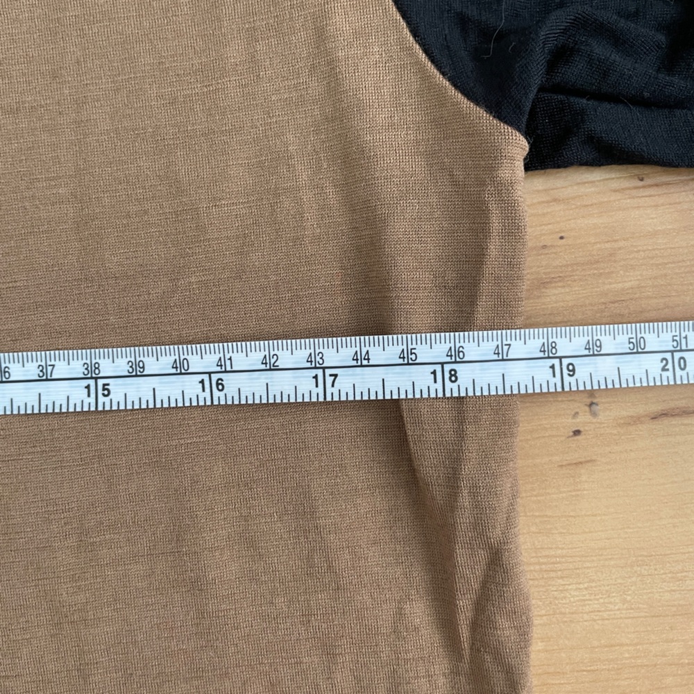 Mons Royale 200 Merino Wool Long Sleeve Base Layer Medium Black Brown - Picture 7 of 10